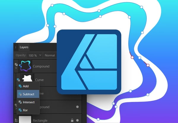 How to use compound shapes in Affinity Designer