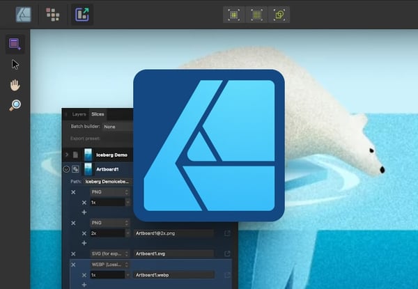 How to use the Export Persona in Affinity Designer