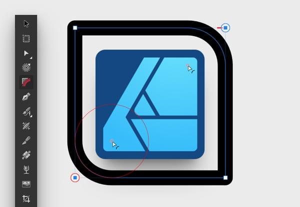 How to Use the Affinity Designer Corner Tool
