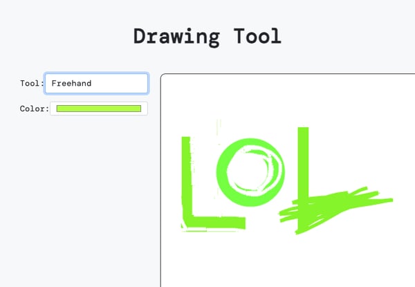 How to create a canvas drawing tool with vanilla JavaScript