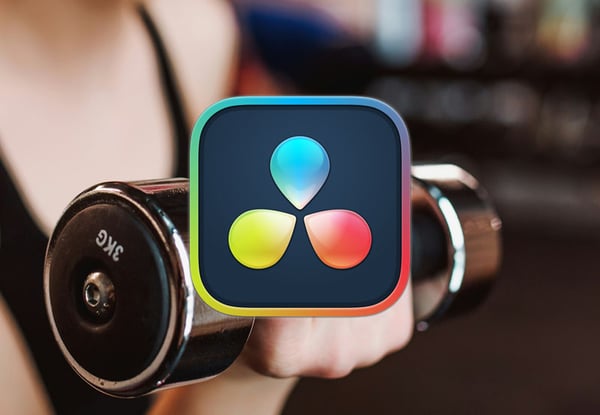 How to blur parts of a video background in DaVinci Resolve