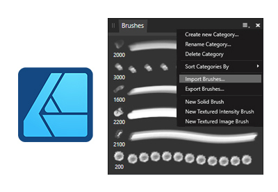 How to Add Brushes to Affinity Designer
