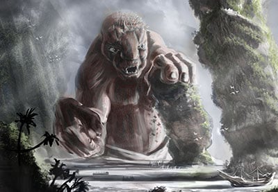 Digitally Paint Fantastic Giants Walking the Earth