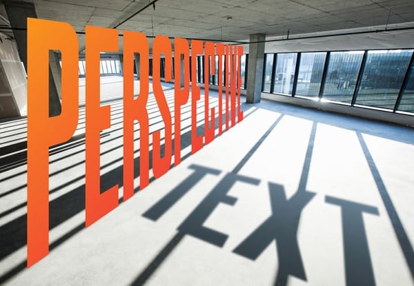 How to add perspective to text in Illustrator