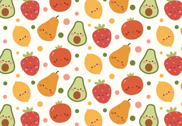 How to create a cute fruit pattern in Illustrator