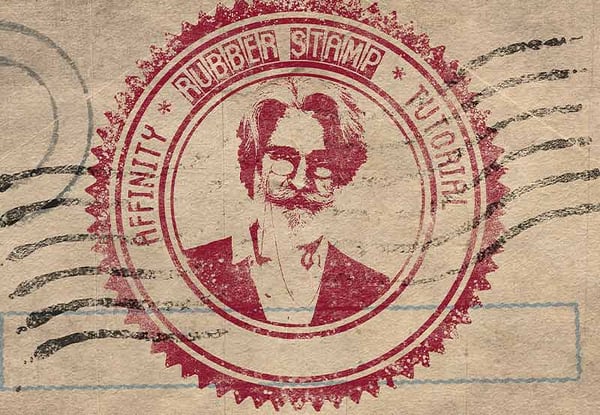 How to create a rubber stamp effect in Affinity Photo