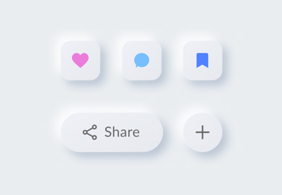 15 Top Soft UI and Neumorphic UI Kits