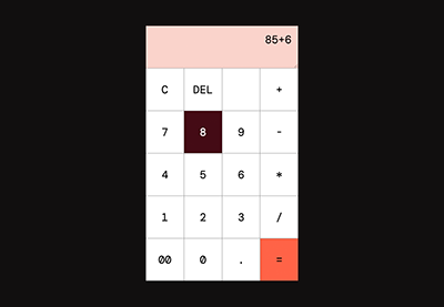 Build a simple calculator with HTML, CSS, and JavaScript